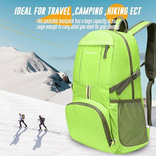 35L Lightweight Packable Backpack Waterproof Durable Hiking Travel Backpack Daypack