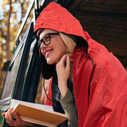 Fleece Waterproof Outdoor Blanket, Windproof Stadium Blanket for Camping, Picnics, and Sports Stay Dry and Comfortable 80"x58"