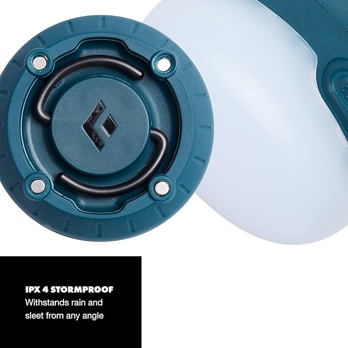 BLACK DIAMOND Moji R+ Rechargeable Multi-Colored LED Light Lantern Compact IPX4 Rainproof for Camping, Backpacking, Travel, Power Outages