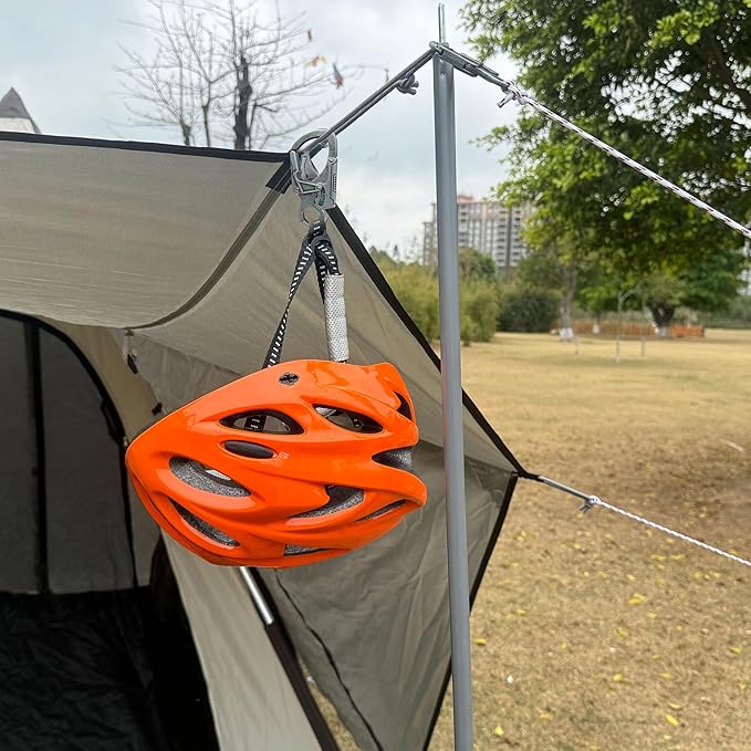 Ahiller Muscular Carabiner Hook,3.1" Alloy Thick Keychain Clip for Man, Outdoor Camping, Hiking Accessories, Key Ring