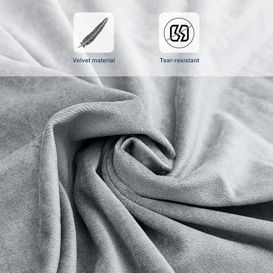 KingChii Cover for Memory Foam Camping Mattress Pad Velvet Cover Outdoor Mat Sleeping Pad