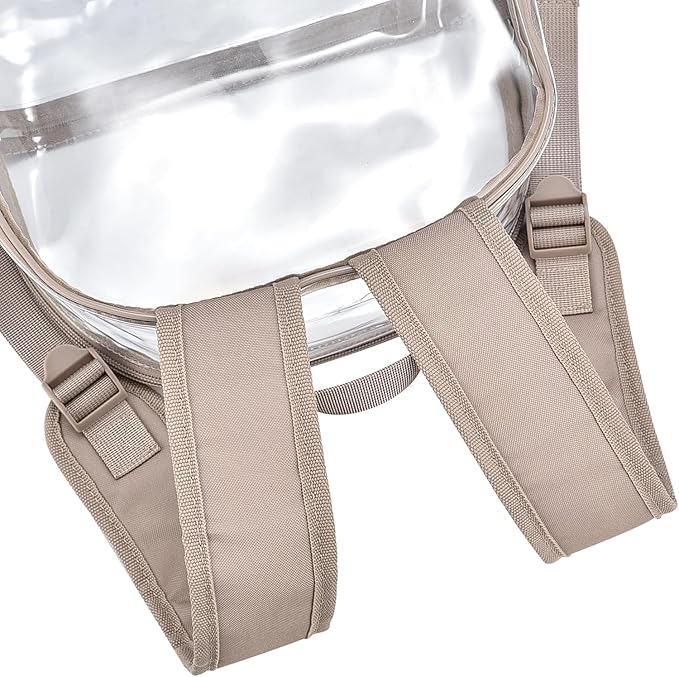 Oraben Clear Backpack for Stadium Events Clear Stadium Backpack 12x6x12 Bag Transparent Bookbag