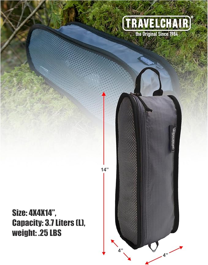 Travel Chair Joey Gear Bag: Durable Mesh Organizer for Tools, Ice Scraper, Pet Supplies, Compact Camping Chairs, Golf Supplies & More - Easy Maintenance, Multi-Functional