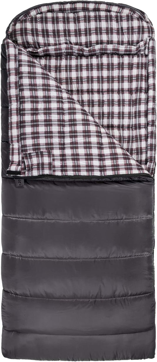 Teton Celsius XXL Sleeping Bag, Cold Weather Sleeping Bags for Adults and Kids, Camping Made Easy and Warm. Compression Sack Included, 35F, 25F, 0F, 20F Degree