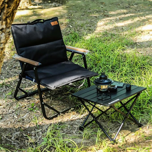 ROCK CLOUD Portable Camping Table Ultralight Aluminum Camp Table Folding Beach Table for Camping Hiking Backpacking Outdoor Picnic