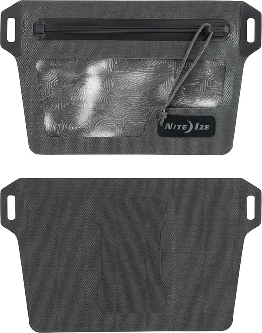 Nite Ize Runoff Waterproof Wallet - Dry Pouch for Tough Trusted Protection - Waterproof Wallet for Beach Trips & Outdoor Activities - Tested Dustproof and Waterproof to IP67