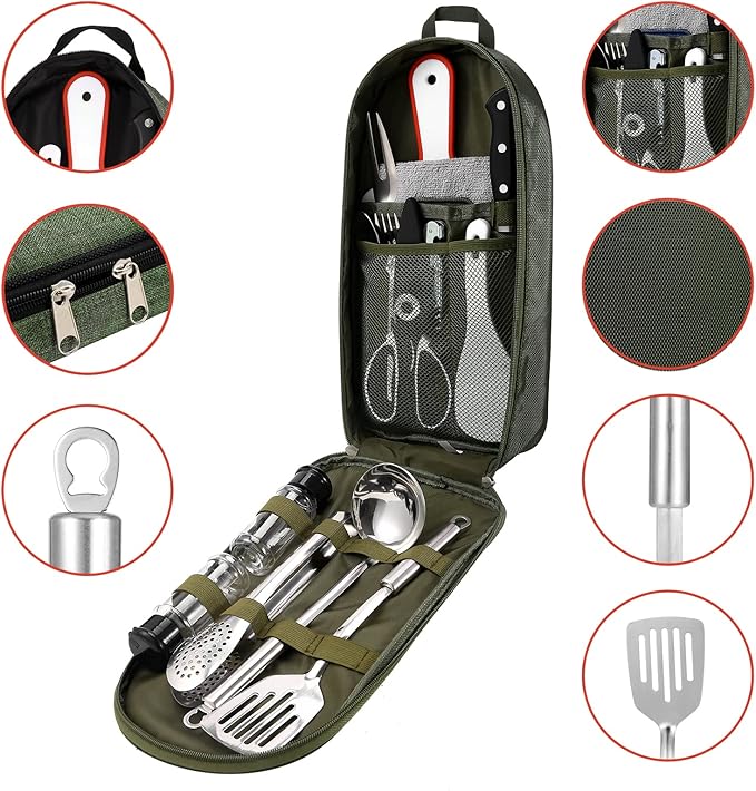 Camping Accessories - Gear Must Haves: Tent, Kitchen, Cooking Utensils, Outdoor Stove, BBQ Stuff