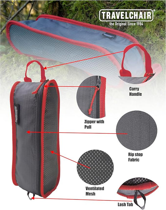 Travel Chair Joey Gear Bag: Durable Mesh Organizer for Tools, Ice Scraper, Pet Supplies, Compact Camping Chairs, Golf Supplies & More - Easy Maintenance, Multi-Functional