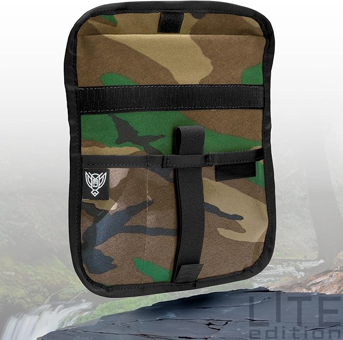 ~ AQUA RT Dry Bag~ Water-Proof Faraday Dry Bag for Laptops, Tablets, and Mid-Size Electronics ~ Small LITE Faraday Bag Combo ~ Woodland Camo