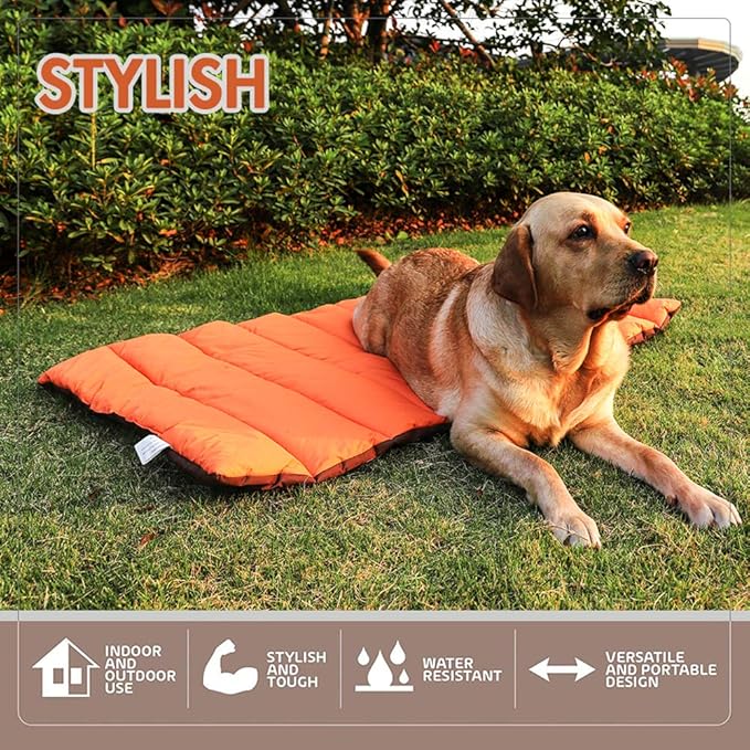 Outdoor Dog Bed, Waterproof, Washable, Large Size, Durable, Water Resistant, Portable and Camping Travel Pet Mat