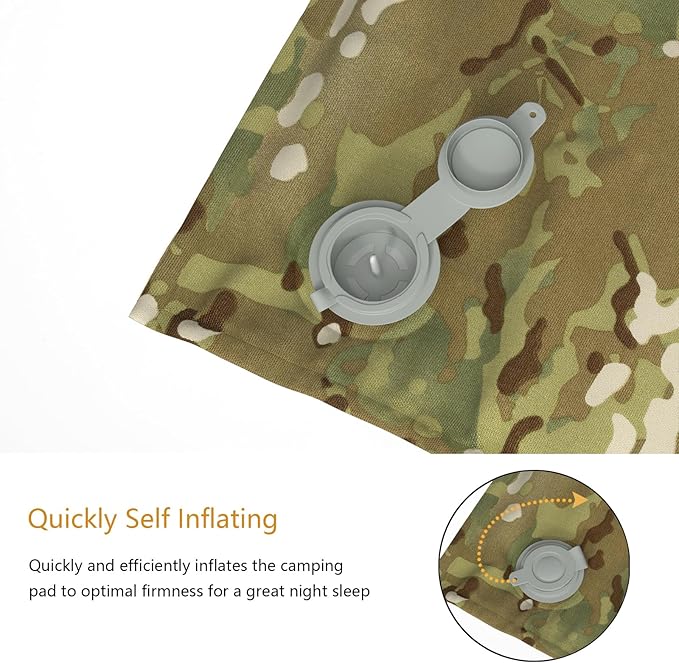 MT Military Army Alice Embedded Air Self-Inflating Camp Mat