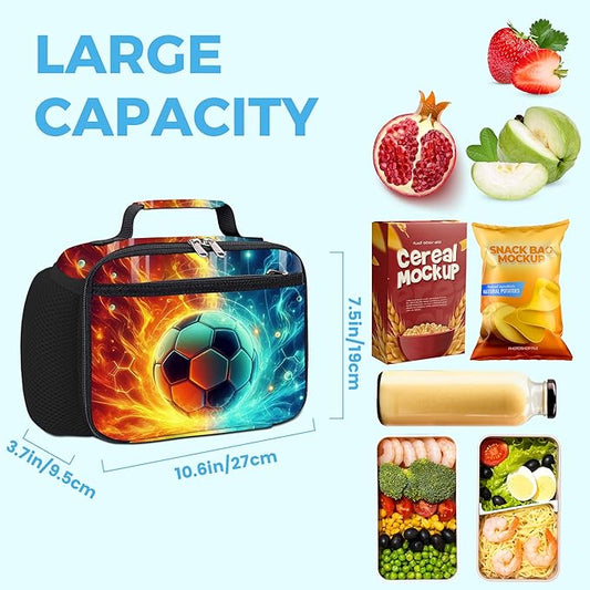 RLGPBON Kids Lunch Bag,Insulated Lunch Box for Girls Boys,Lunch Bag Toddler Teen,School Daycare Cute Travel bags