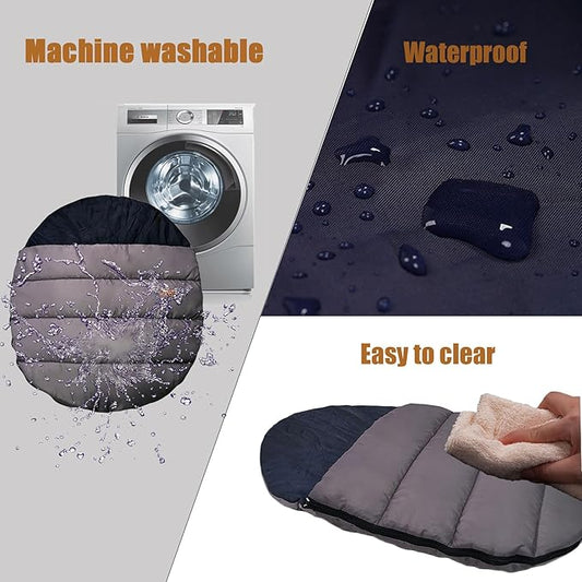 Portable Camping Travel Dog Bed, Waterproof Extra Large Camping Dog Bed/Mat, Rollable Portable Pet Dog Sleeping Bag
