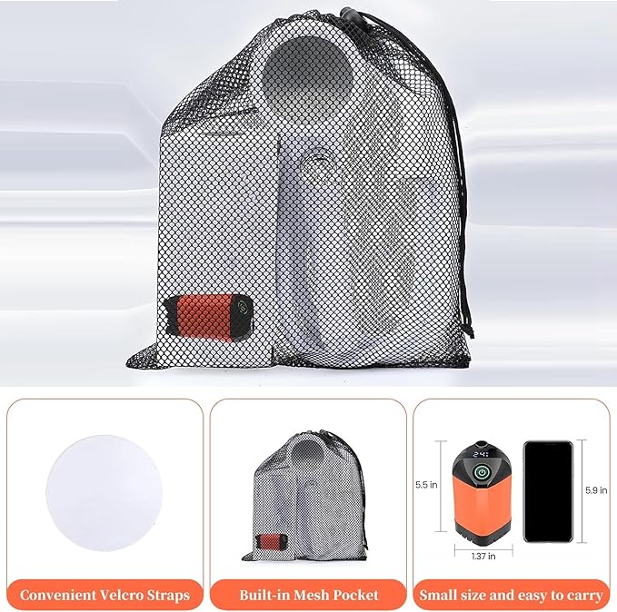 Solar Shower Bag, Solar Heating Camping Shower Bag, 5Gal(20L) Portable Camping Shower Bag, with Removable Hose and On-Off Switchable Shower Head, for Outdoor Traveling/Climbing/Hiking/Beach/Swimming