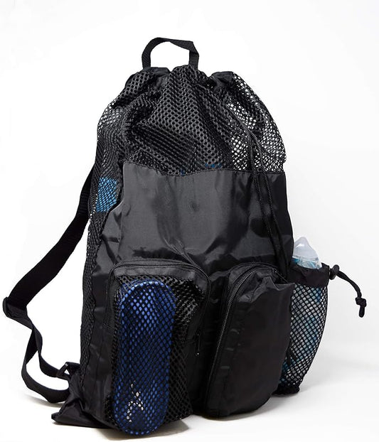 Adoretex Quick Dry Mesh Equipment Sport Drawstring Gym Swim Bag