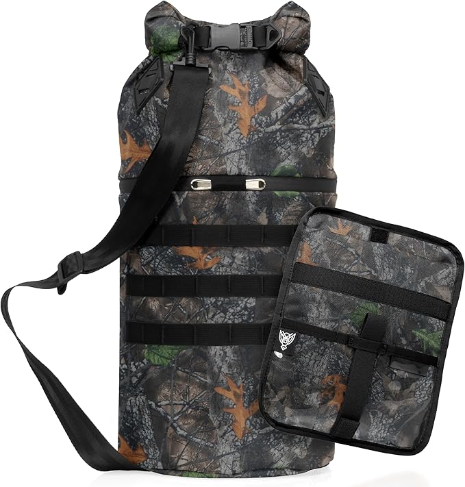 ~ AQUA RT Dry Bag~ Water-Proof Faraday Dry Bag for Laptops, Tablets, and Mid-Size Electronics ~ Small LITE Faraday Combo ~ Backwoods Camo