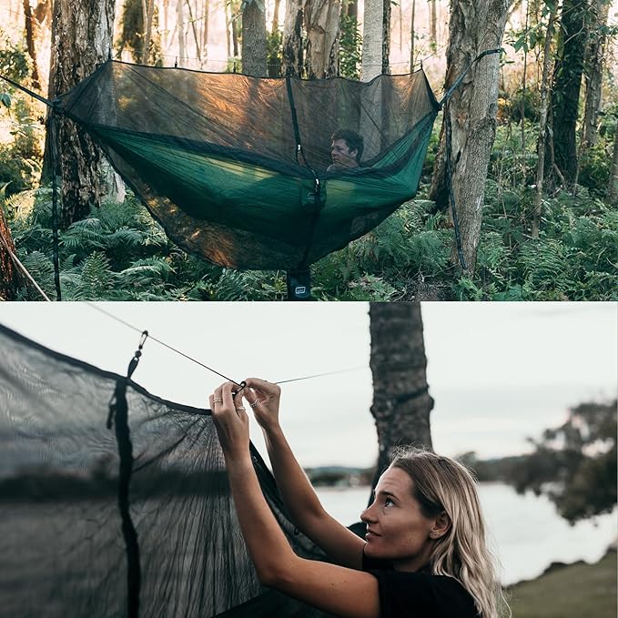Bug Net - Eco Conscious. Compact, Light Weight Portable, Camping, Travel and Hiking, Mosquito Net, Hammock Bug Net