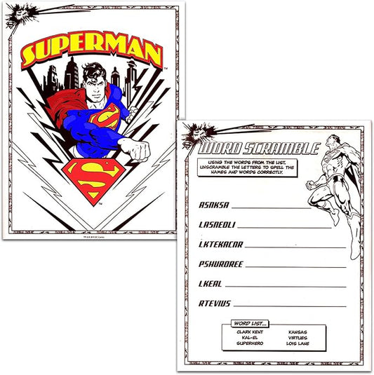 Superhero Ultimate Coloring Book Assortment for Kids 4-8 ~ 15 Books Featuring Avengers, Spiderman, Justice League, Superman, Star Wars Mandalorian, and More (Bundle Includes Stickers)