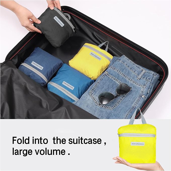 35L Foldable Waterproof Backpack For Outdoor Sports Travel Inside Wet Clothes Compartment Packable For Multiple