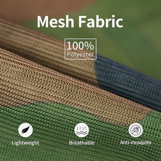 Mosquito Net Suit Camo Hunting Mesh Suit Bug Net Clothing with Hood for Outdoor Protection No-See-Ums Garden Camping