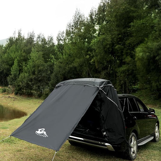 SUV Tent Car Awning, UPF 50++ with Portable Waterproof Storage Bag, Tear-Resistant, Large Space, Good Vision, Smooth Ventilation, Suitable for Outdoor Beach Camping Auto Canopy Shade…