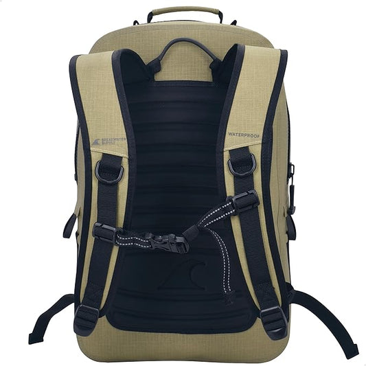 Breakwater Supply™ 100% Waterproof Submersible Backpack, Laptop Bag, Airtight Zippers | Travel Outdoors | Fogland 25L 20L 15L