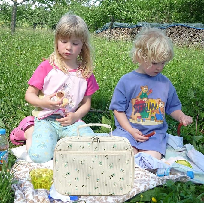 CAMTOP Lunch Box Kids Insulated Lunch Bag Small Cooler Thermal Meal Thermal lunchbox for Girls Boys School Picnics