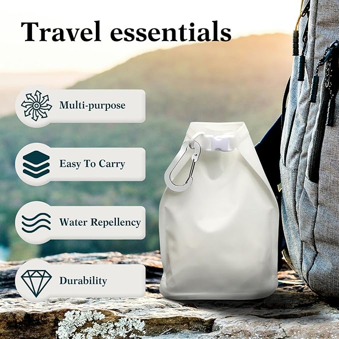 4 Pcs Travel Soap Bag, Waterproof Leakproof Quick Dry Bar Soap Travel Container, Soap Saver Pouch for Camping, Hiking, Hotel Essentials, Portable Soap Holder Travel Case, Soap Travel Bag