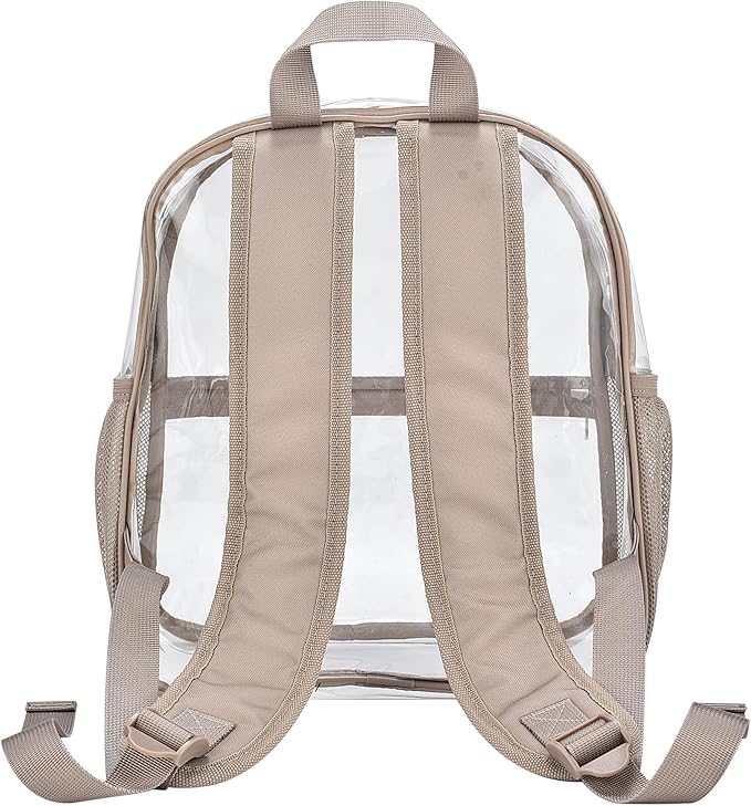 Oraben Clear Backpack for Stadium Events Clear Stadium Backpack 12x6x12 Bag Transparent Bookbag