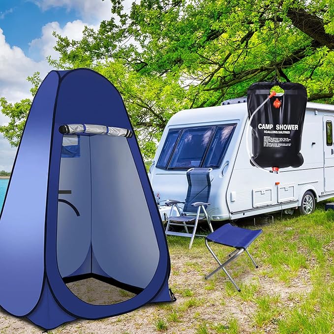 Pop Up Privacy Shower Tent Portable Outdoor Sun Shelter Camp Toilet Changing Dressing Room