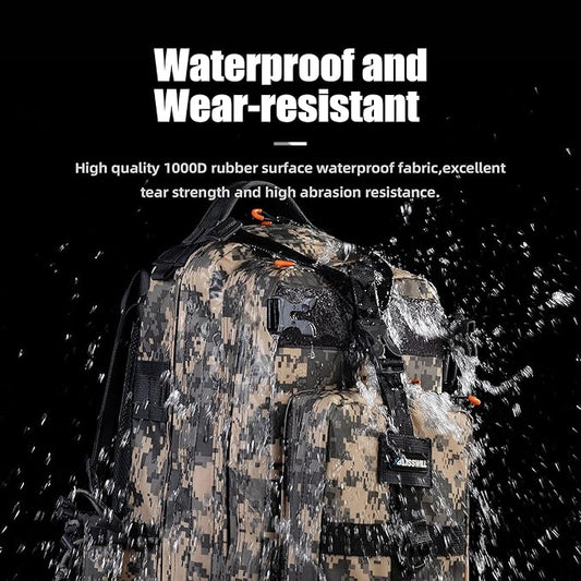 BLISSWILL Fishing Backpack - Waterproof with Rod Holder, Ideal Fishing Gear and Gifts for Men