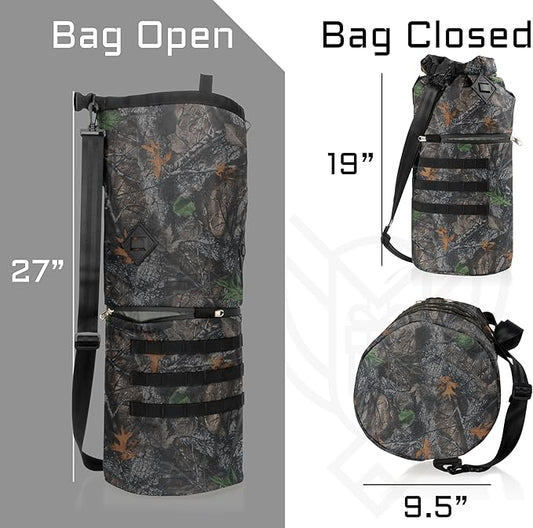 ~ AQUA RT Dry Bag~ Water-Proof Faraday Dry Bag for Laptops, Tablets, and Mid-Size Electronics ~ Small LITE Faraday Combo ~ Backwoods Camo