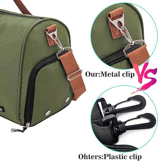 Kuston Sports Gym Bag with Shoe Compartment&Wet Pocket,Travel Duffel bag,Weekend Bag,Workout Bag Suitable for Men and Women