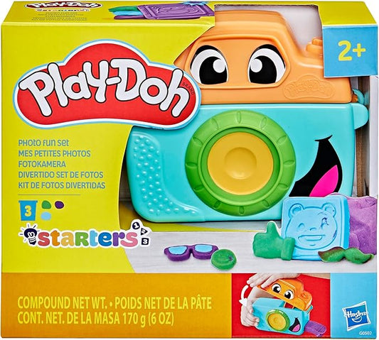Play-Doh Photo Fun Starter Set, Kids Camera Toy for Pretend Play, Arts & Crafts for Girls & Boys 2+ with 7 Accessories & Playmat