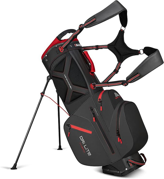 BIG MAX Dri Lite Hybrid Golf Bag | Water-repellent | Lightweight | Waterproof Value Pocket | 14-Way-Divider | Cooler Pocket | Leg Lock System | Umbrella Holder | Towel Holder | Stand Bag and Carry Bag