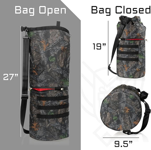 ~ AQUA RT Dry Bag~ Water-Proof Faraday Dry Bag for Laptops, Tablets, and Mid-Size Electronics ~ Tracking/Hacking Defense ~ Backwoods Camo