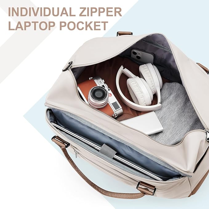 Travel Duffel Bag,Sports Tote Gym Bag,Shoulder Weekender Overnight Bag for Women