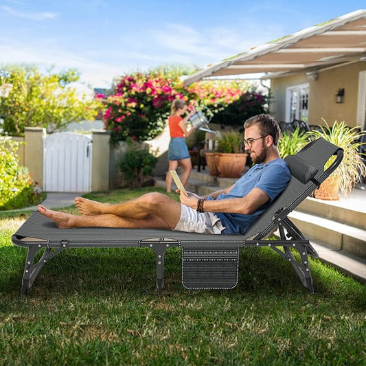 ABORON 2PK Folding Camping Cot for Adults, Heavy Duty 3-in-1 Bed for Guest Sleeping, Adjustable Double-Layer 1200D with Mattress & Carrying Bag for Home, Office, Vacation, Hospital Use