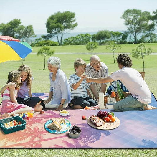 60x80 Picnic Blankets Sand Free Water Proof Beach Blanket Big Lightweight Soft Yoga Exercise Mats Summer Camper Traveling Supplies Hawaii Vacation Festival Must Haves for Adult Beach Lover