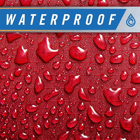 AquaQuest White Water Duffel - 100% Waterproof, Heavy Duty, Versatile, Comfortable - Durable Protective Dry Bag for Travel, Sport, Motorcycle, Boat, Fishing - 50, 75, or 100 L