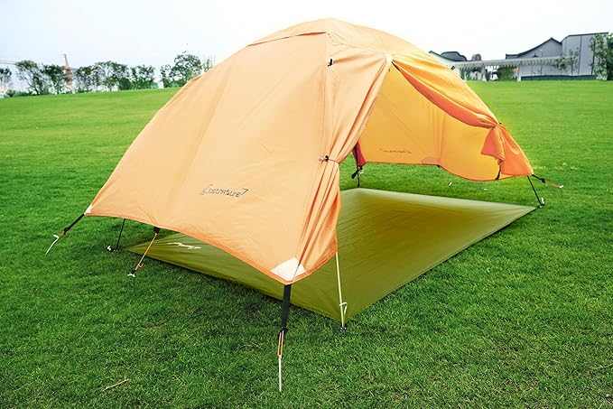 Clostnature Tent Footprint - Waterproof Camping Tarp, Heavy Duty Tent Floor Saver, Ultralight Ground Sheet Mat for Hiking, Backpacking, Hammock, Beach - Storage Bag Included