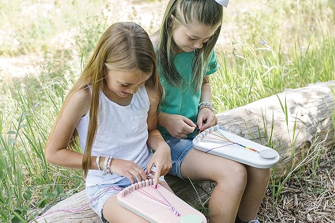 Choose Friendship My Friendship Bracelet Maker, 20 Pre-Cut Threads (Craft Kit/Kids Jewelry Kit) - Neutral