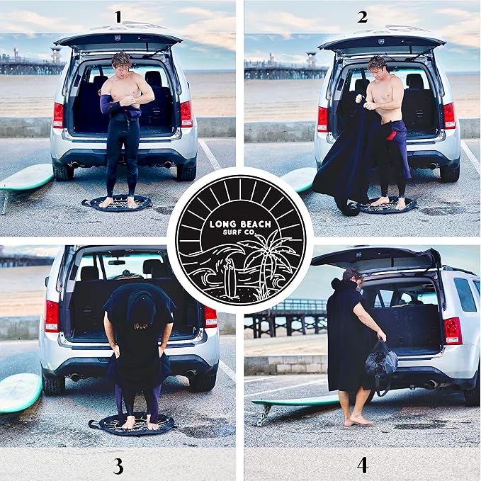 Wetsuit Changing Mat | Surf Mat | Waterproof DryBag | Drawstring Wet Bathing Suit Bag | Surfing Changing Mat | Wetsuit Bag | Wetsuit Mat