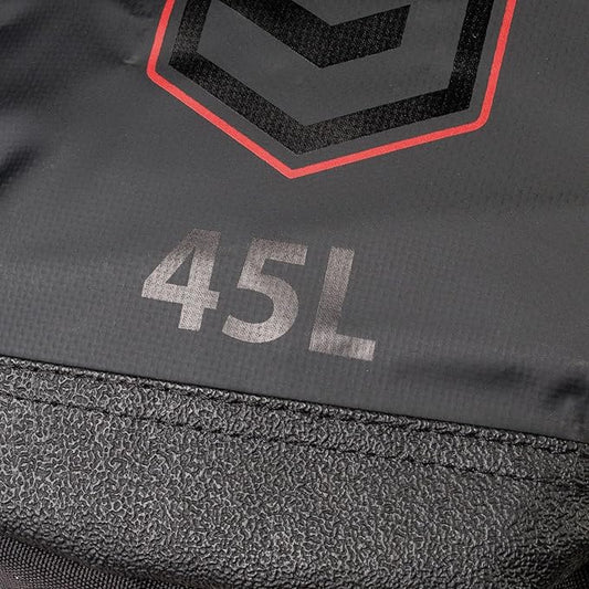 3VGEAR Smuggler Adventure Duffel Bag, 45L - Duffel Bag for Travel, Gym and Sports, Backpack, Handle Carry, Large D-Shaped Opening, Removable Straps - 45 Liters