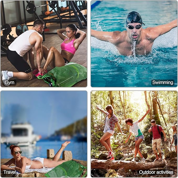 BeeGreen Drawstring Backpack for Men Women Athletic Gym Sports Workout Beach Swim …