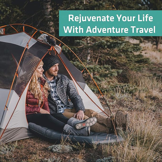 TREKOLOGY UL80 Ultralight Inflatable Backpacking Sleeping Pad for Camping