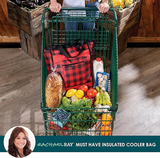 Rachael Ray Chillout Soft Sided Cooler Bag - Insulated, Leak Proof, Portable for Travel