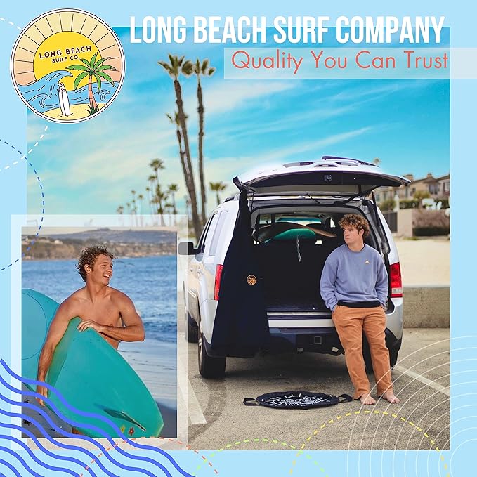 Wetsuit Changing Mat | Surf Mat | Waterproof DryBag | Drawstring Wet Bathing Suit Bag | Surfing Changing Mat | Wetsuit Bag | Wetsuit Mat