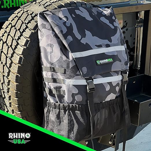 Rhino USA Spare Tire Trash Bag - Ultimate Car Storage Solution For Overlanding Accesories, Firewood, Water, Camping Essentials and More!