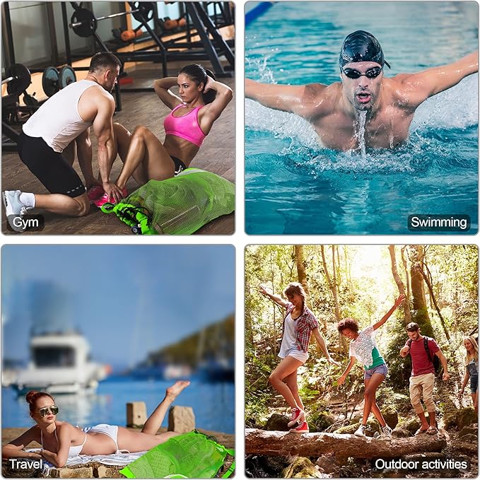 BeeGreen Drawstring Backpack for Men Women Athletic Gym Sports Workout Beach Swim …